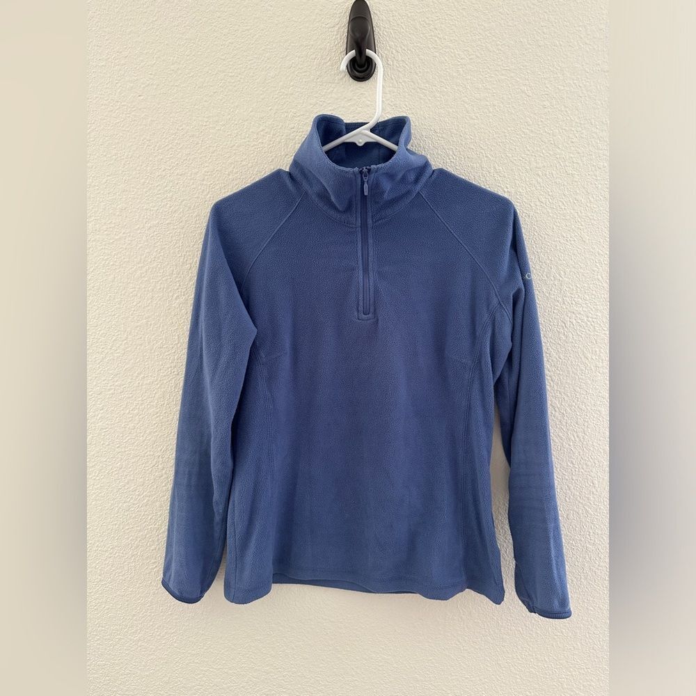 Columbia Half Zip Fleece Outdoor Athleisure Travel Hiking Sweater Small Gorpcore